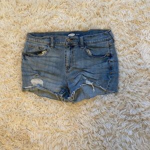 Old Navy Boyfriend Distressed Cut-Off Jean Shorts